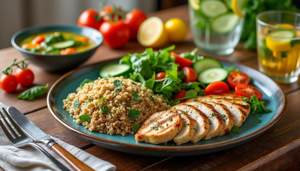 découvrez des idées de repas légers et rassasiants pour le soir, adaptés à votre objectif de perte de poids. apprenez à composer des plats savoureux qui vous aideront à manger équilibré tout en satisfaisant votre appétit.