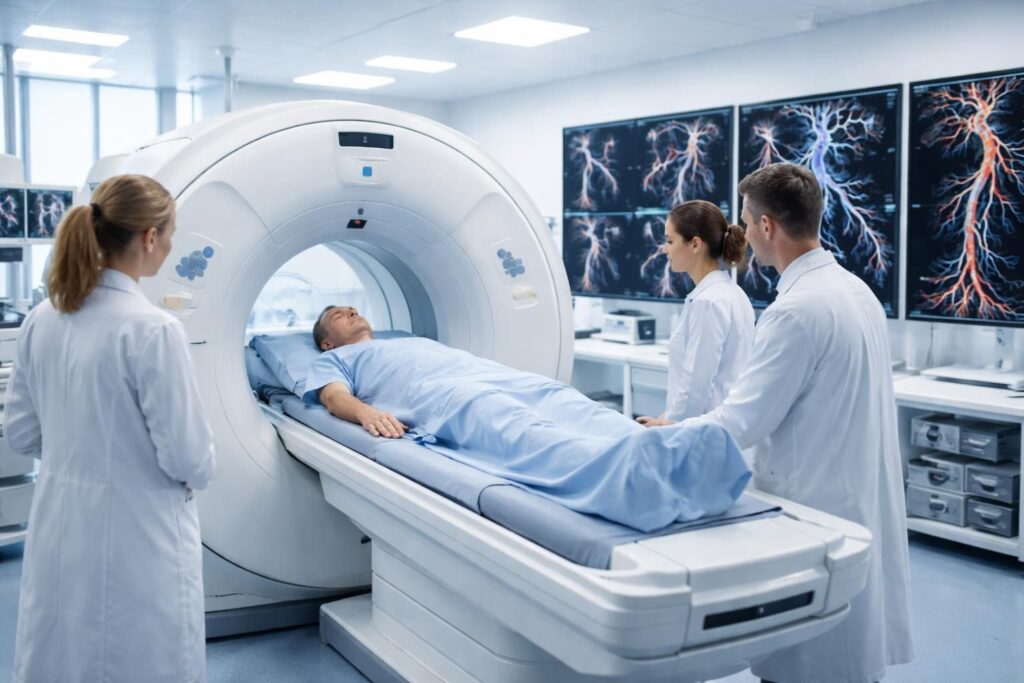 découvrez quand l'angioscanner, un examen d'imagerie précis, est réellement indiqué pour un diagnostic efficace et sécurisé.