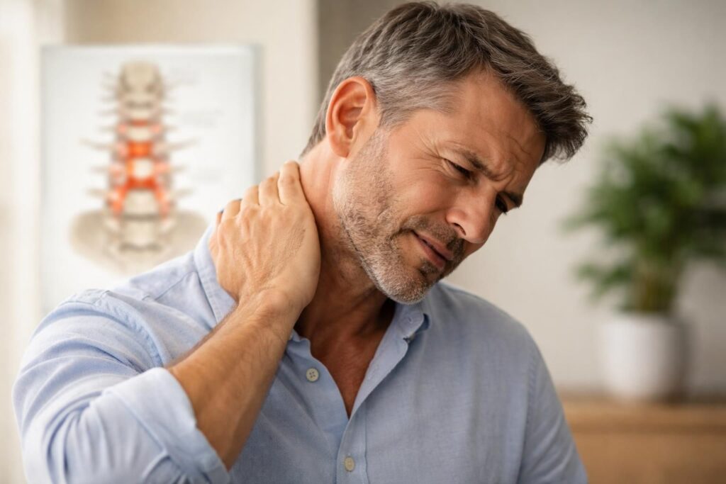 découvrez comment identifier les premiers symptômes de l'arthrose cervicale pour un diagnostic précoce et un meilleur traitement.