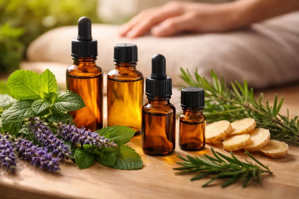 découvrez quelle synergie d'huiles essentielles anti-douleur choisir pour un soulagement rapide et efficace de vos douleurs grâce à des conseils naturels et puissants.