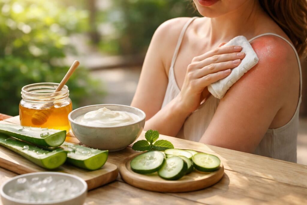 découvrez les remèdes de grand-mère efficaces pour apaiser les coups de soleil et soulager rapidement la peau brûlée.