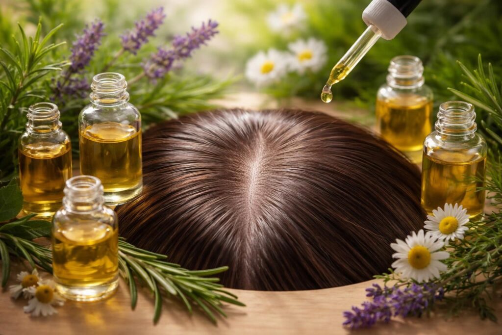 découvrez quelles huiles essentielles choisir pour apaiser votre cuir chevelu et lutter efficacement contre les pellicules grâce à des variétés naturelles et bien ciblées.