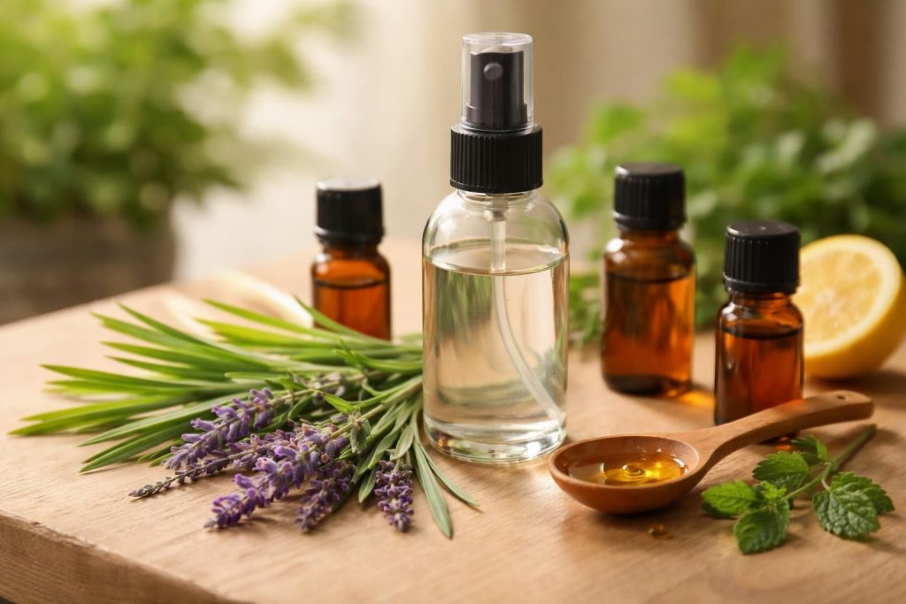 découvrez comment préparer un spray anti moustique naturel et efficace à base d’huiles essentielles pour protéger votre peau des piqûres de manière saine et écologique.