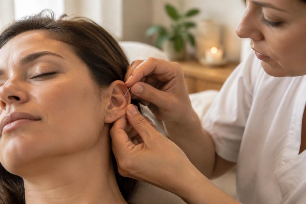 découvrez comment l’acupuncture de l’oreille peut aider à réduire le stress naturellement et favoriser la détente au quotidien.