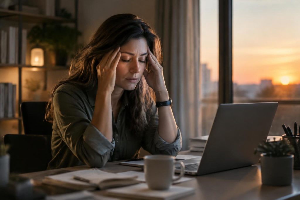 difficulté à se concentrer, irritabilité, sensation de saturation : découvrez les signes de la fatigue mentale et pourquoi le cerveau a besoin d’une pause.