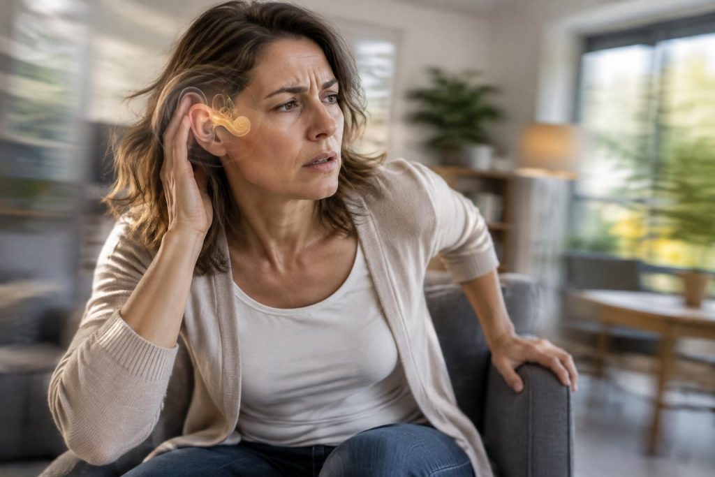 vertiges, perte d’équilibre ou baisse de l’audition : découvrez les symptômes d’un problème d’oreille interne à ne pas ignorer et quand consulter.
